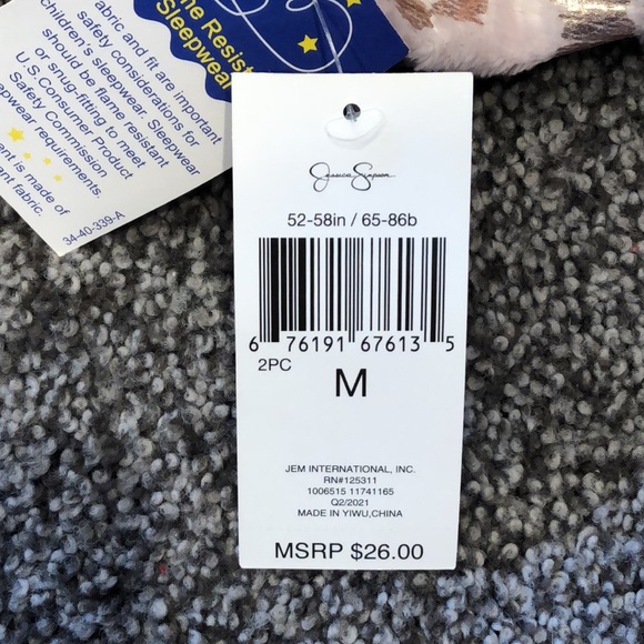 Jessica Simpson Girls Sleepwear Size Medium - Picture 13 of 13